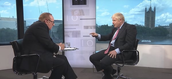 Boris Crash Interview Lifts Pound