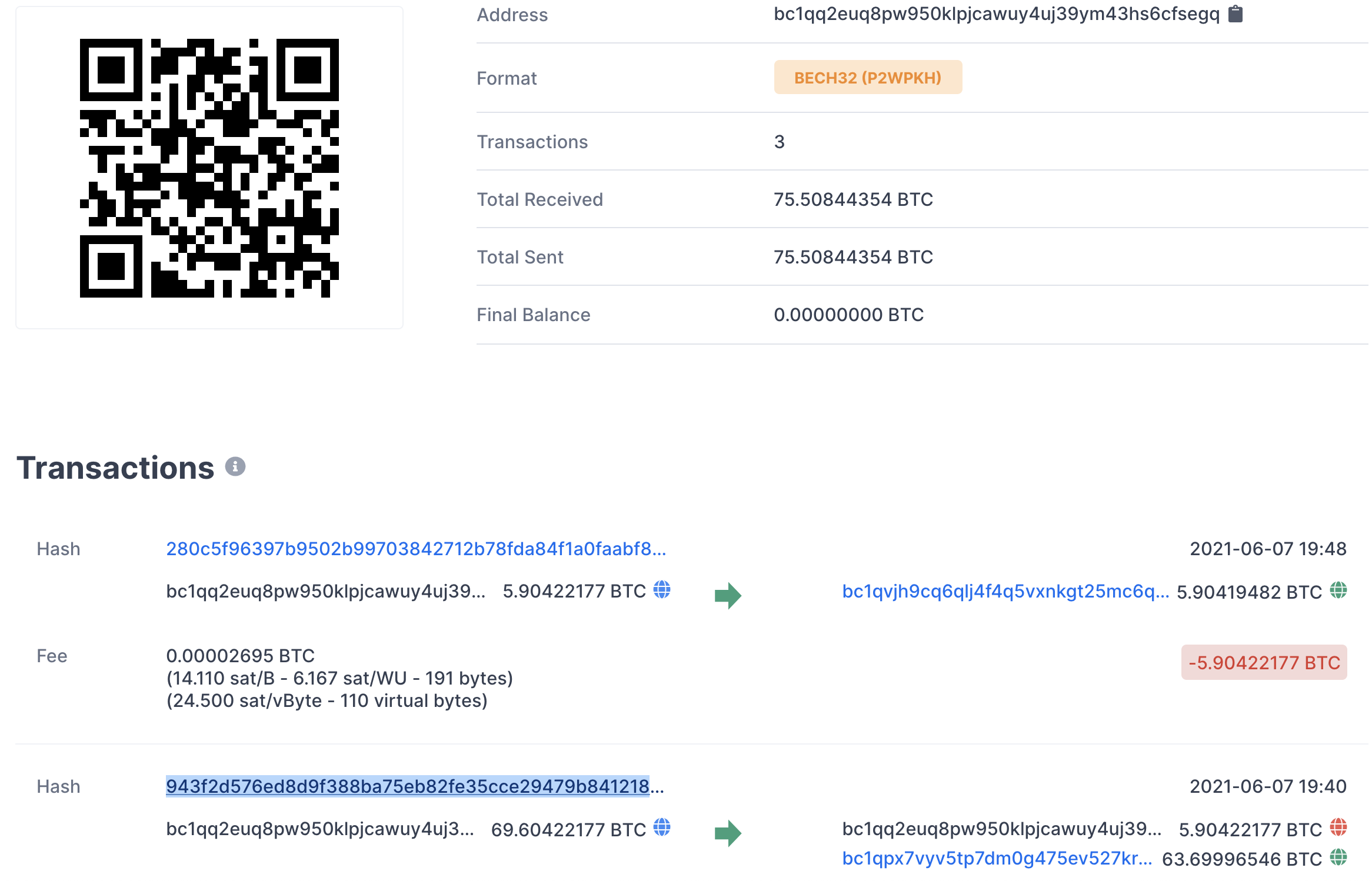 colonial pipeline bitcoin address