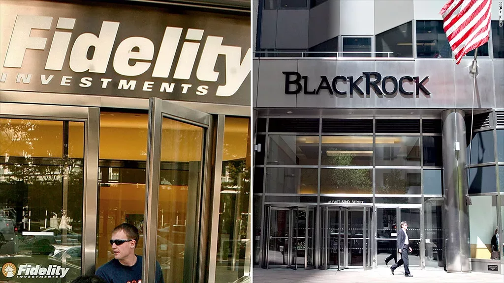 Fidelity and BlackRock