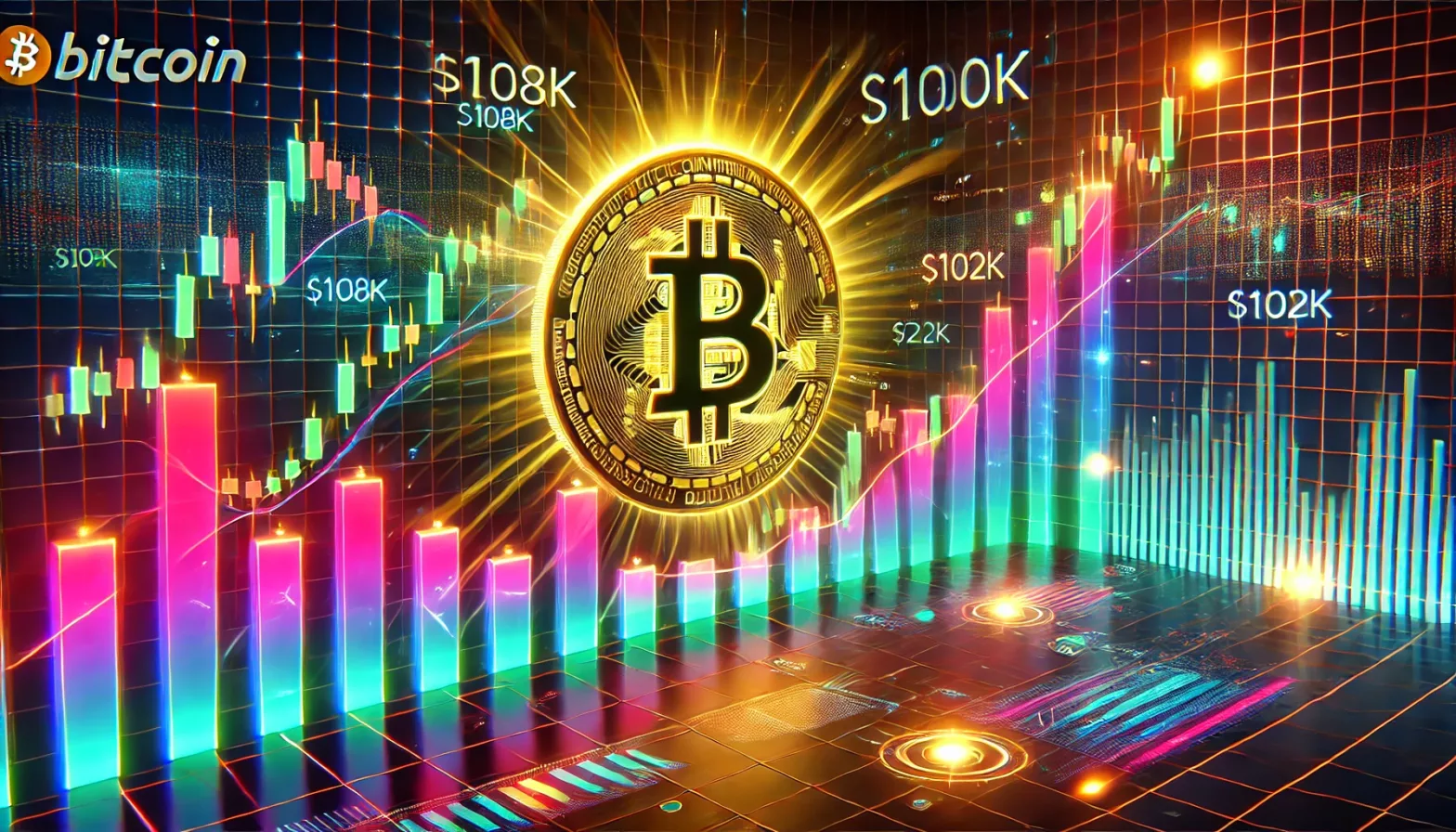 Bitcoin at $100k, or AI and stock photos eh, Jan 2025